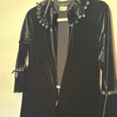 Elegant Black Velvet Dress