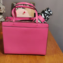 KARL LAGERFELD PARIS, Maybelle Small Crossbody Satchel, NWT, PINK