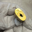 Authentic Louis Vuitton Gold Brass Lock & Key set; see listing for numbers