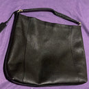 Coach Women's Scout Black Pebble Leather Hobo Bag