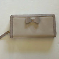 kate spade ♠️ long wallet ribbon beige 21 - excellent condition