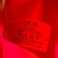 DIOR Beauty RED Cosmetic Bag clutch Pouch case TROUSSE canvas (Limited Edition 2023)