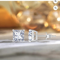 Elegant Silver Stud Earrings