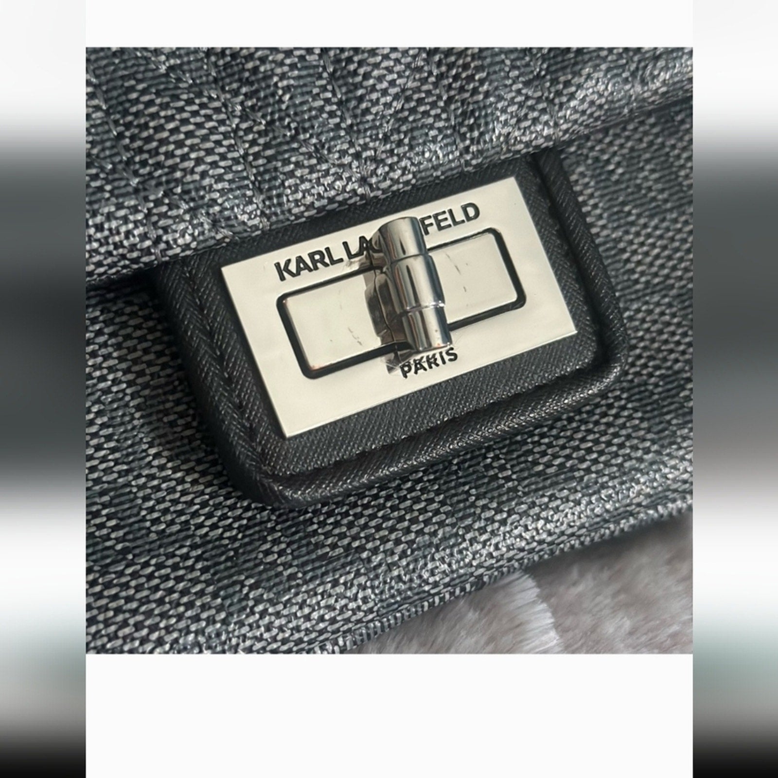 Karl Lagerfeld Convertible MonogramCrossbody NWOT