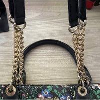 Karl Lagerfeld Black and Green Tote Bag NWOT