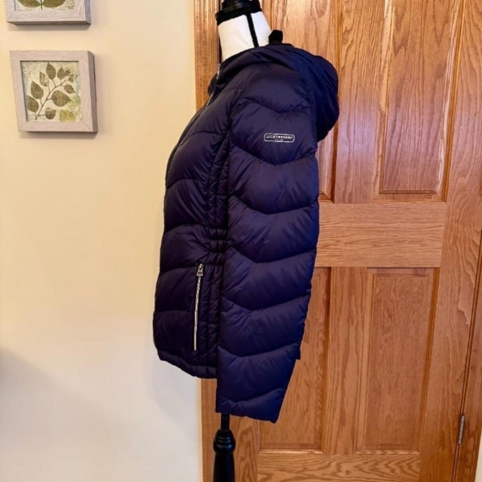 Lucky 🍀 Brand Women's Navy Puffer Jacket