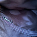 Coach Monogrammed Logo Buckle Small Crossbody Black/White/Silver Hardware