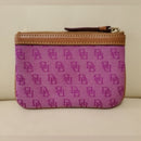 Purple Dooney Burke coin/card wallet
