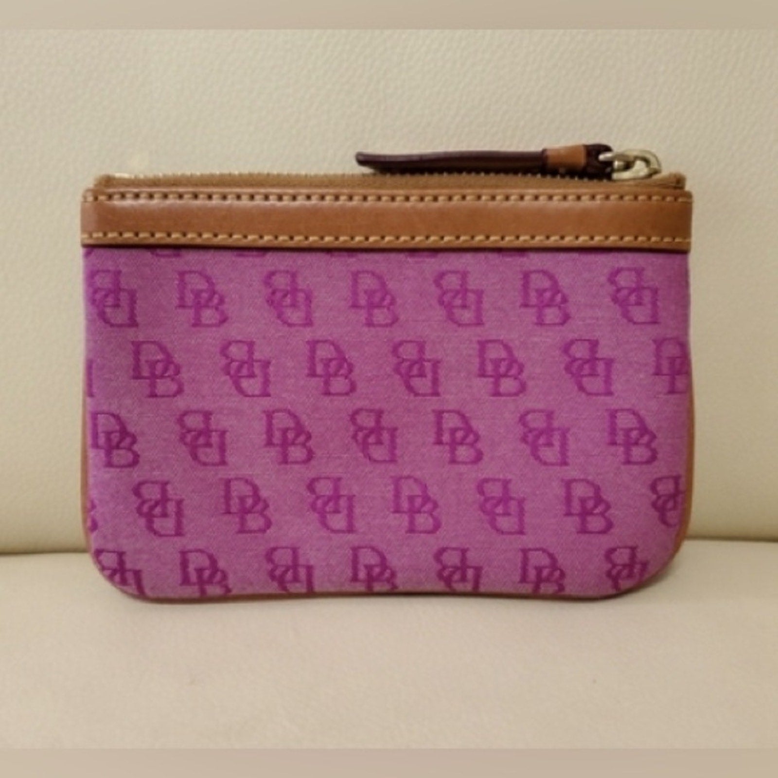 Purple Dooney Burke coin/card wallet