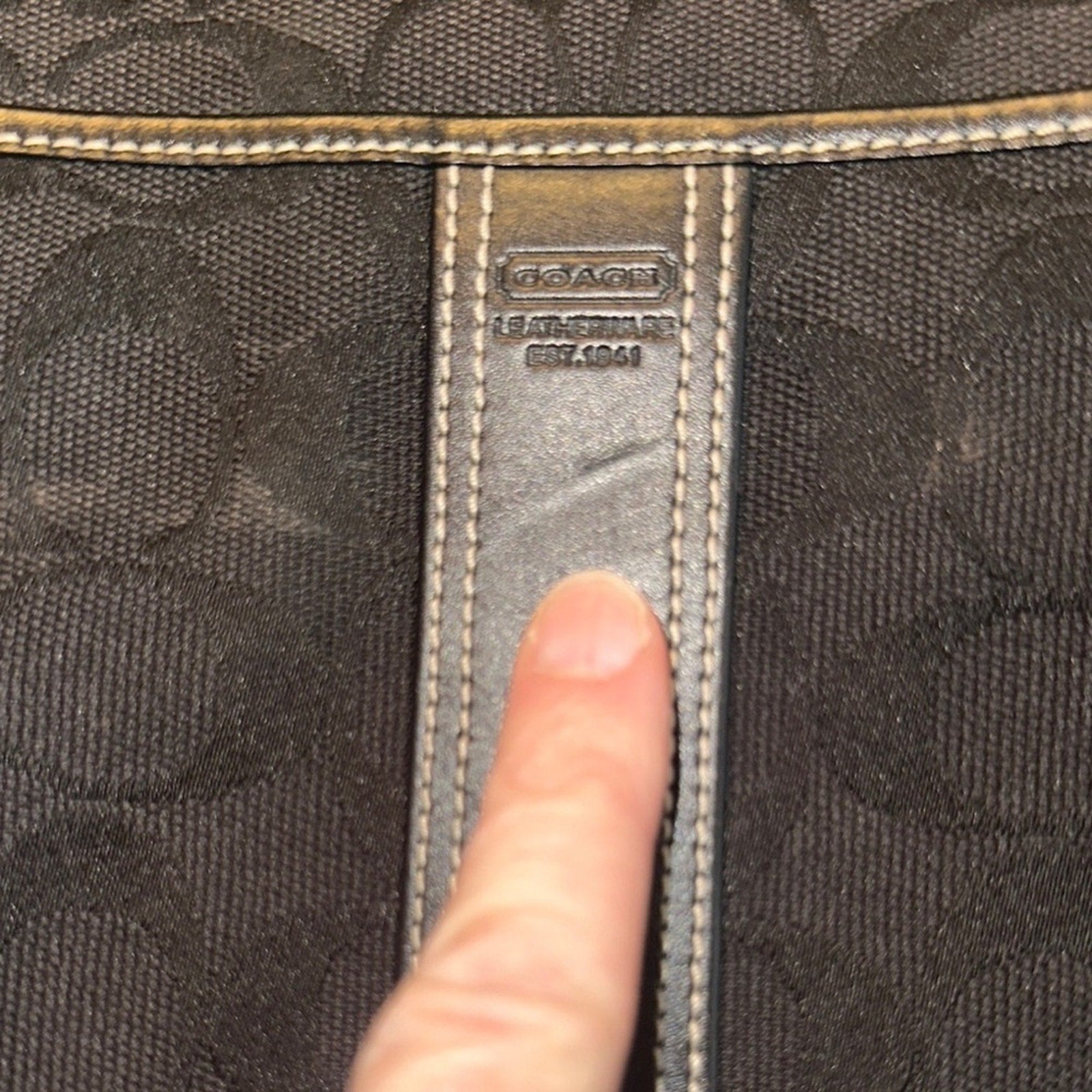 Coach Black Unisex Crossbody Bag