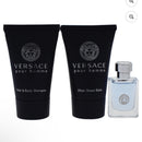 Versace Pour Homme Grooming Set - Black and Silver