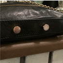 REBECCA MINKOFF Leather Chain Crossbody Bag black EUC