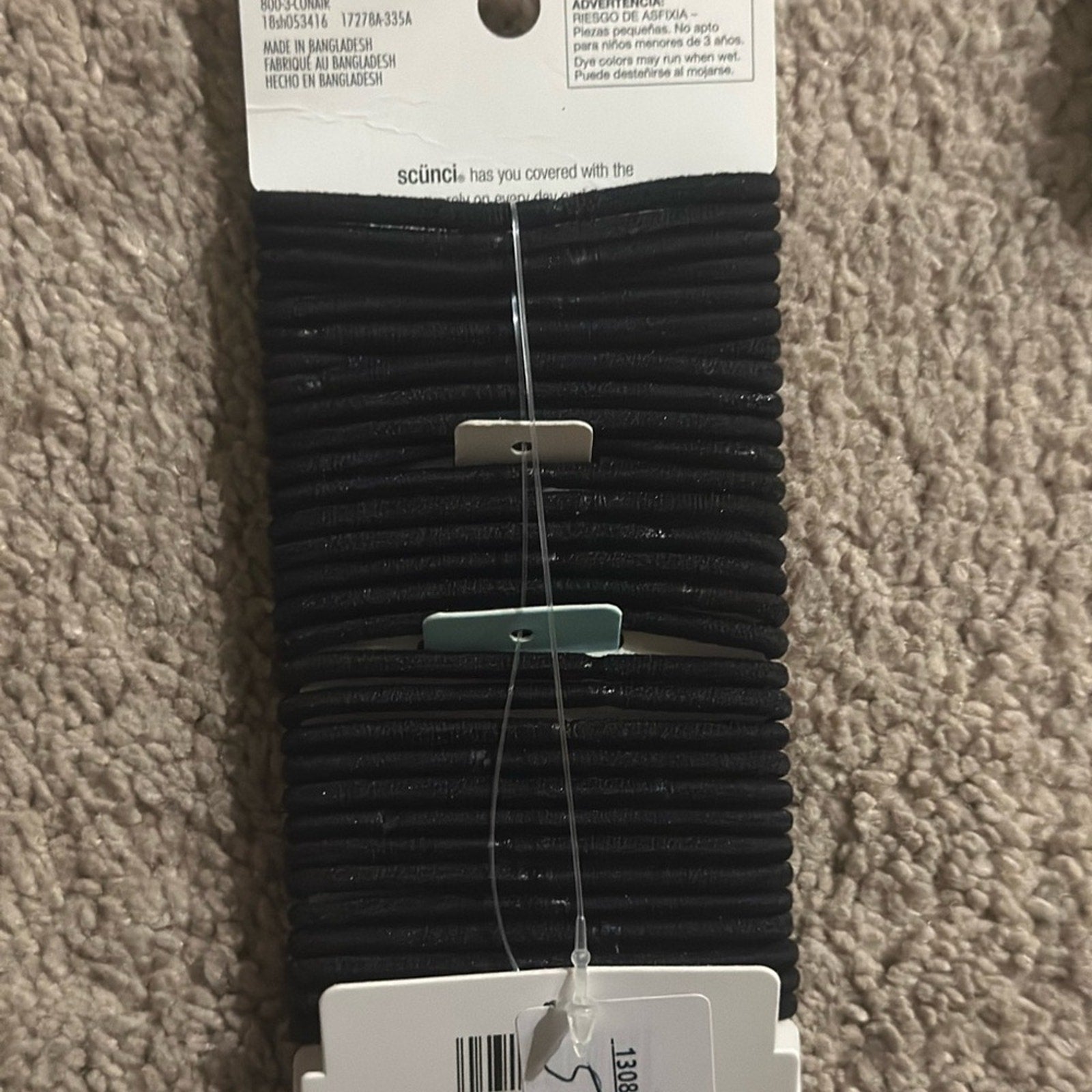 Goody Black Hair Elastics - Medium Hold
