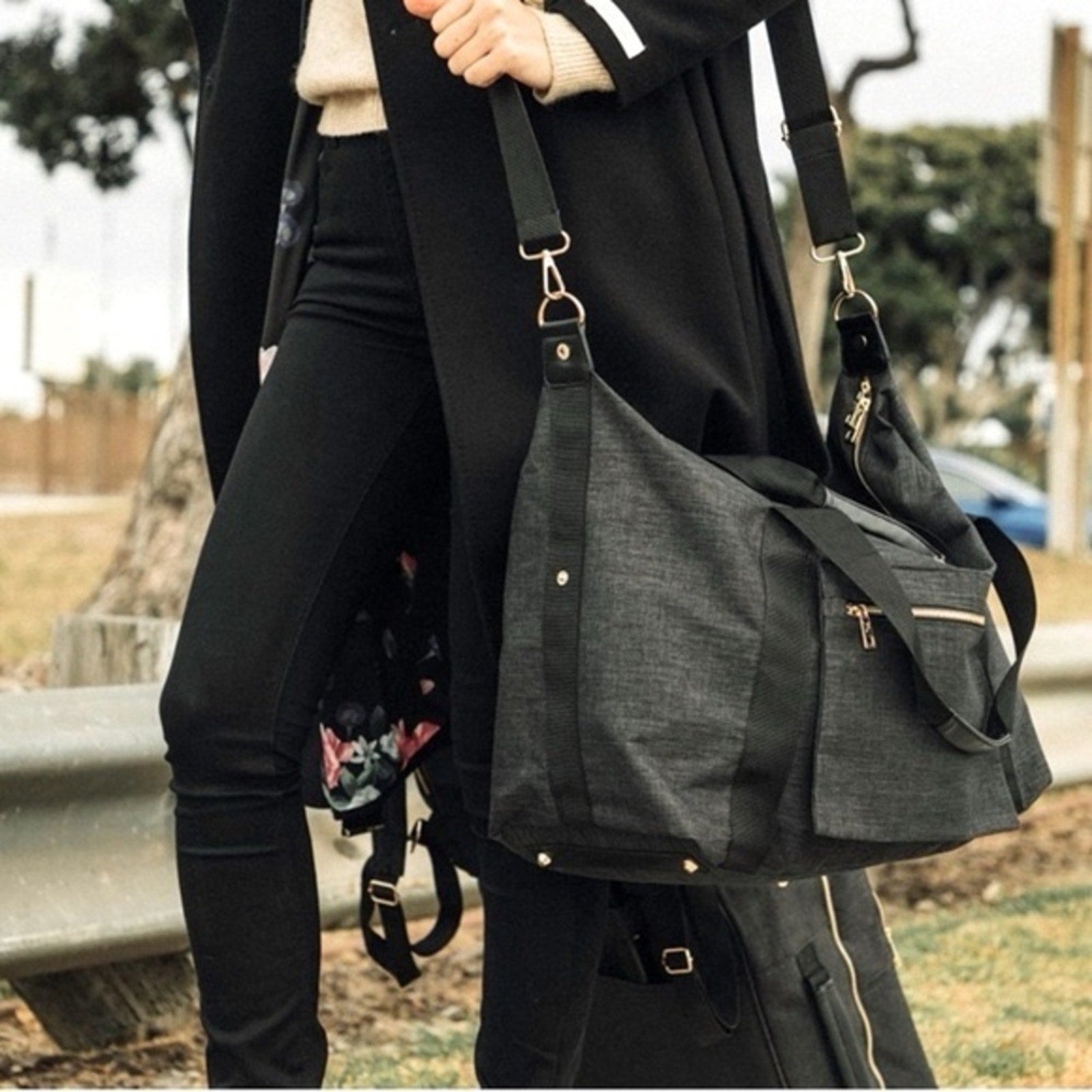 Jessica Moore Weekender Black * 4 PIECE * Travel Set