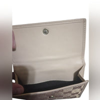 Authentic Gucci Pink and Silver D Ring Abby Compact Wallet