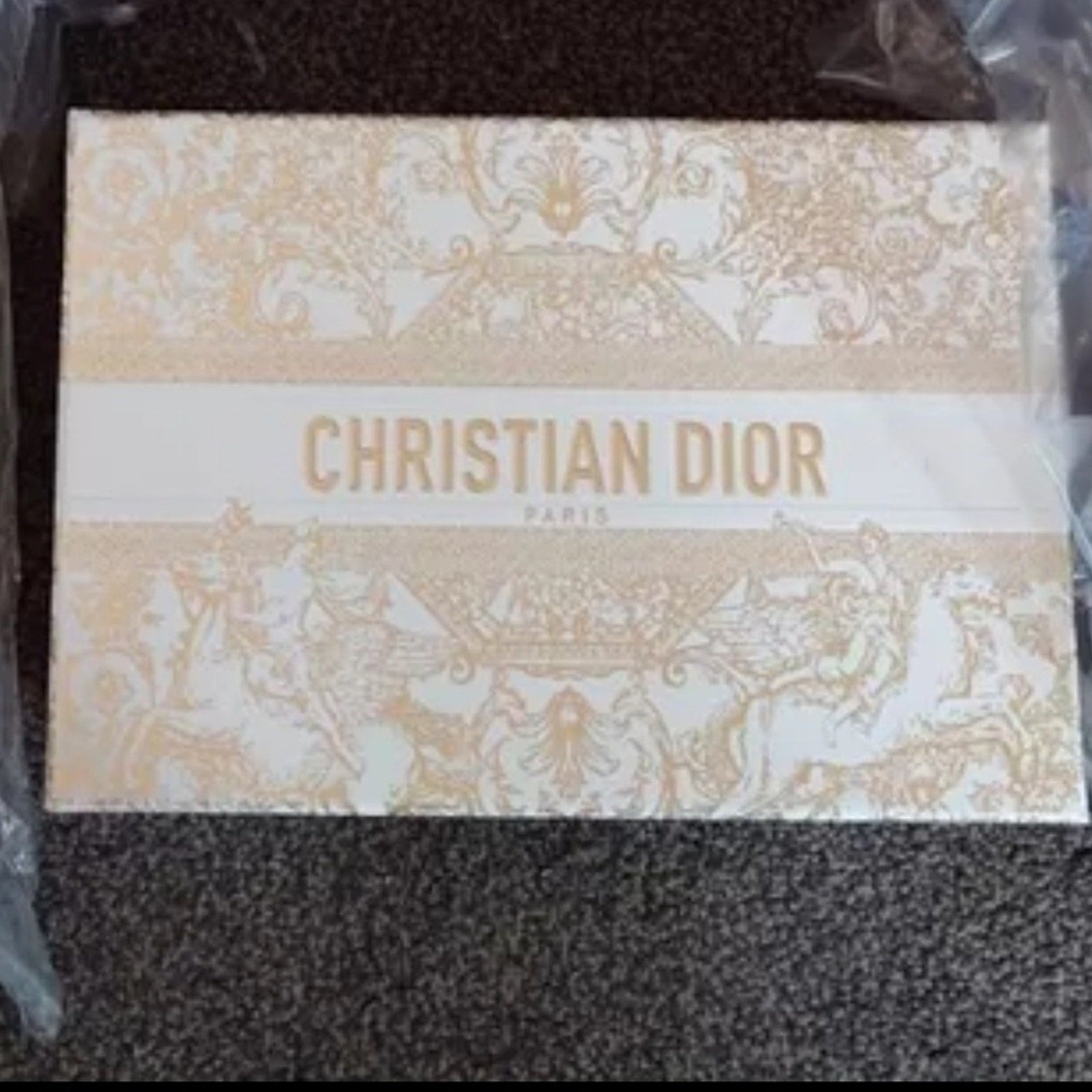 Dior Elegant Gold and Cream gift box