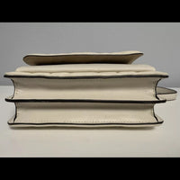 NWOT - Coach CJ526 Mini Klare Crossbody Puffy Diamond Quilting Chalk Leather