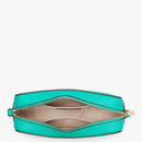 Kate Spade Blue Crossbody Bag with Structured Shape and Gold Accents-Harper NWOT