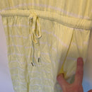 C&C California Ira Sleeveless Cotton Blend Drawstring Belt Dress