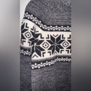 Lands End - Women’s Charcoal Gray Sweater with Nordic Pattern