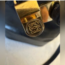 LOEWE Shoulder Bag Crossbody Backt Anagram Lamb Leather Black