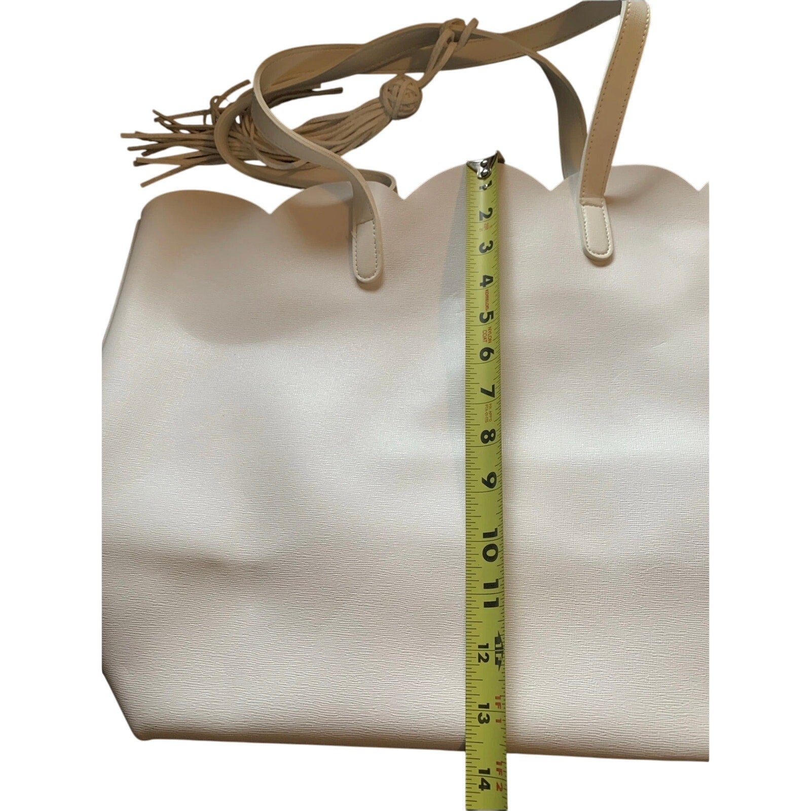 Arcadia Beauty Labs Spring Petal Tote Bag Purse Off White 314968 NWT