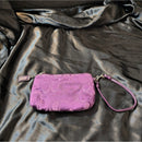 Vintage Coach Turn Lock Purple Wristlet