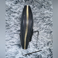 Miu Miu Black Quilted zip around Wallet with bow EUC