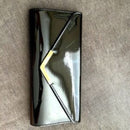 Aldo Black Patent Leather Clutch