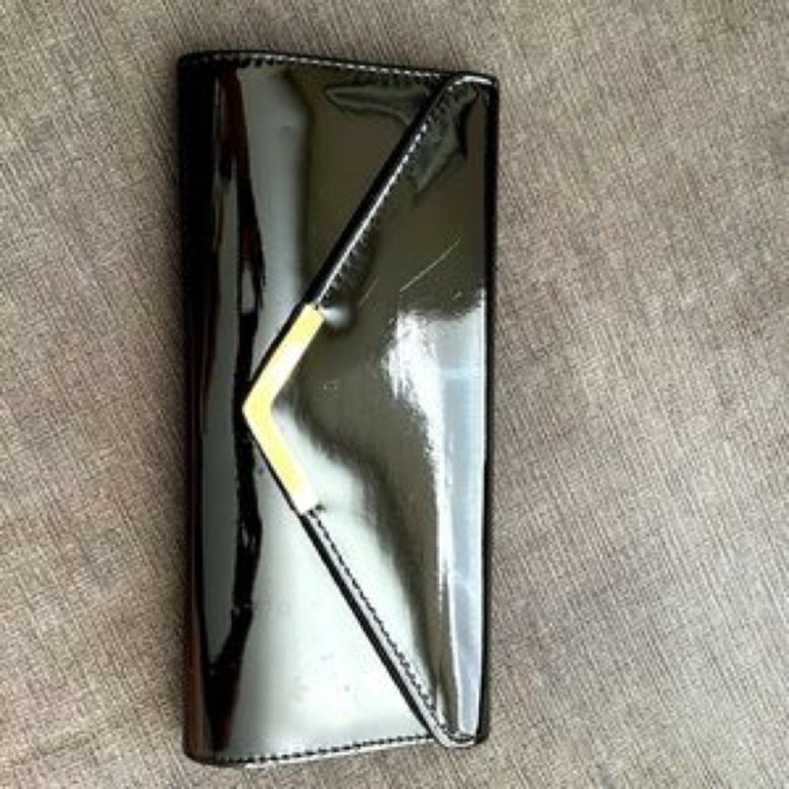 Aldo Black Patent Leather Clutch
