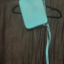 Kate Spade Blue Crossbody Bag with Structured Shape and Gold Accents-Harper NWOT