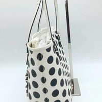 Michael Kors Polka Dot Tote Bag - Black and White