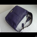 Coach Women's Blue Leather Shoulder Bag