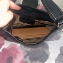 Michael Kors Black Leather Shoulder Bag and Wallet Set