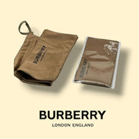 Authentic Burberry London England, Camel Brown Leather CASE