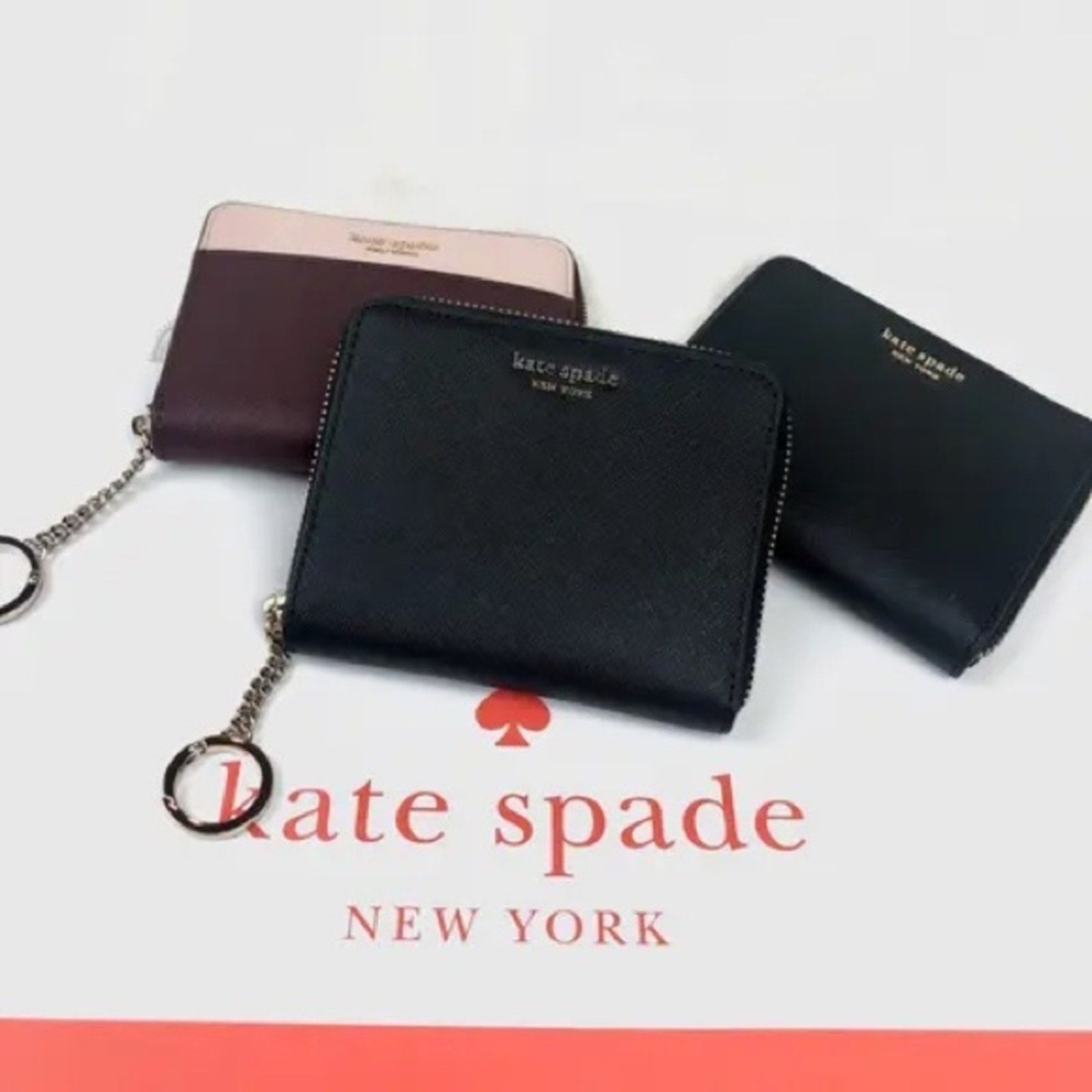 Kate Spade ♠️ Cameron Small Slim Continental Zipper Around Wallet