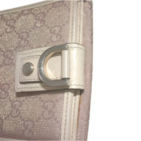 Authentic Gucci Pink and Silver D Ring Abby Compact Wallet