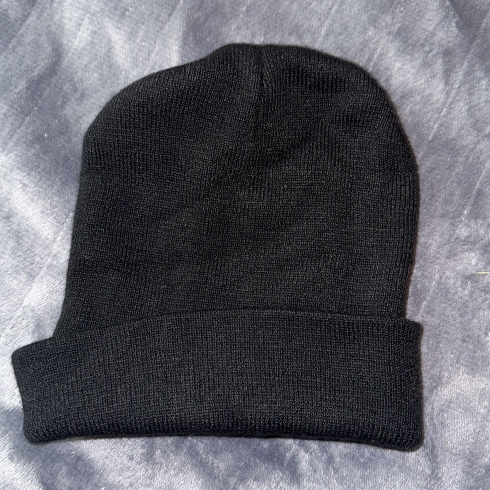 Unisex Black Virginia Tech Hokies Raised Cuffed Knit Hat- Unbranded NWOT