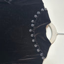 Elegant Black Velvet Dress
