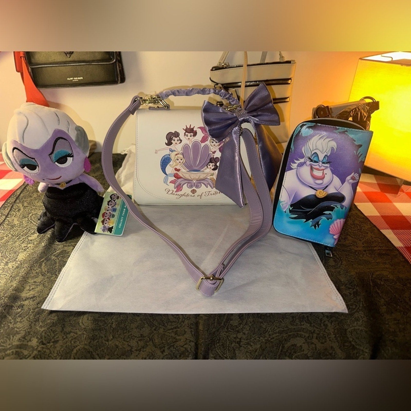 Disney Princess Handbag and Ariel Pouch