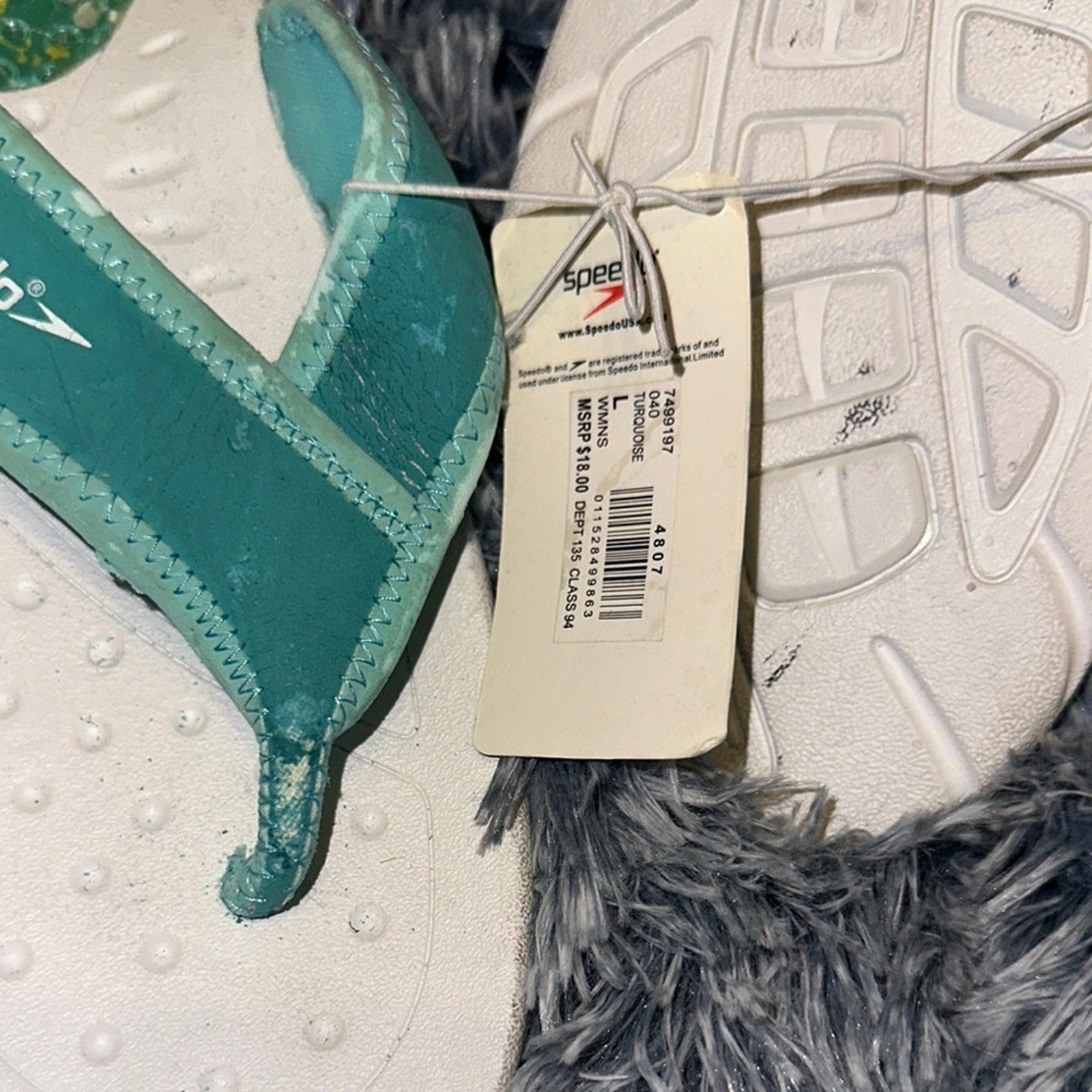 Speedo turquoise Flip Flops