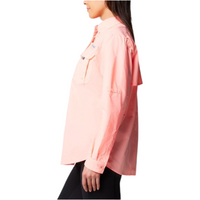 Columbia Women's Tiki Pink Bahama LS, PFG Button Down