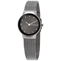 SKAGEN Freja Grey Dial Stainless Steel Ladies Mesh Ladies Watch