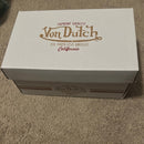 Von Dutch Striped Barbershop Crossbody Bag - Red, White, Blue NWT
