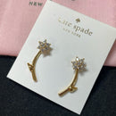 Kate Spade ♠️ New York Gold Flower Stud Earrings w/dust cover