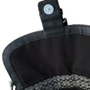 Coach Monogrammed Logo Buckle Small Crossbody Black/White/Silver Hardware