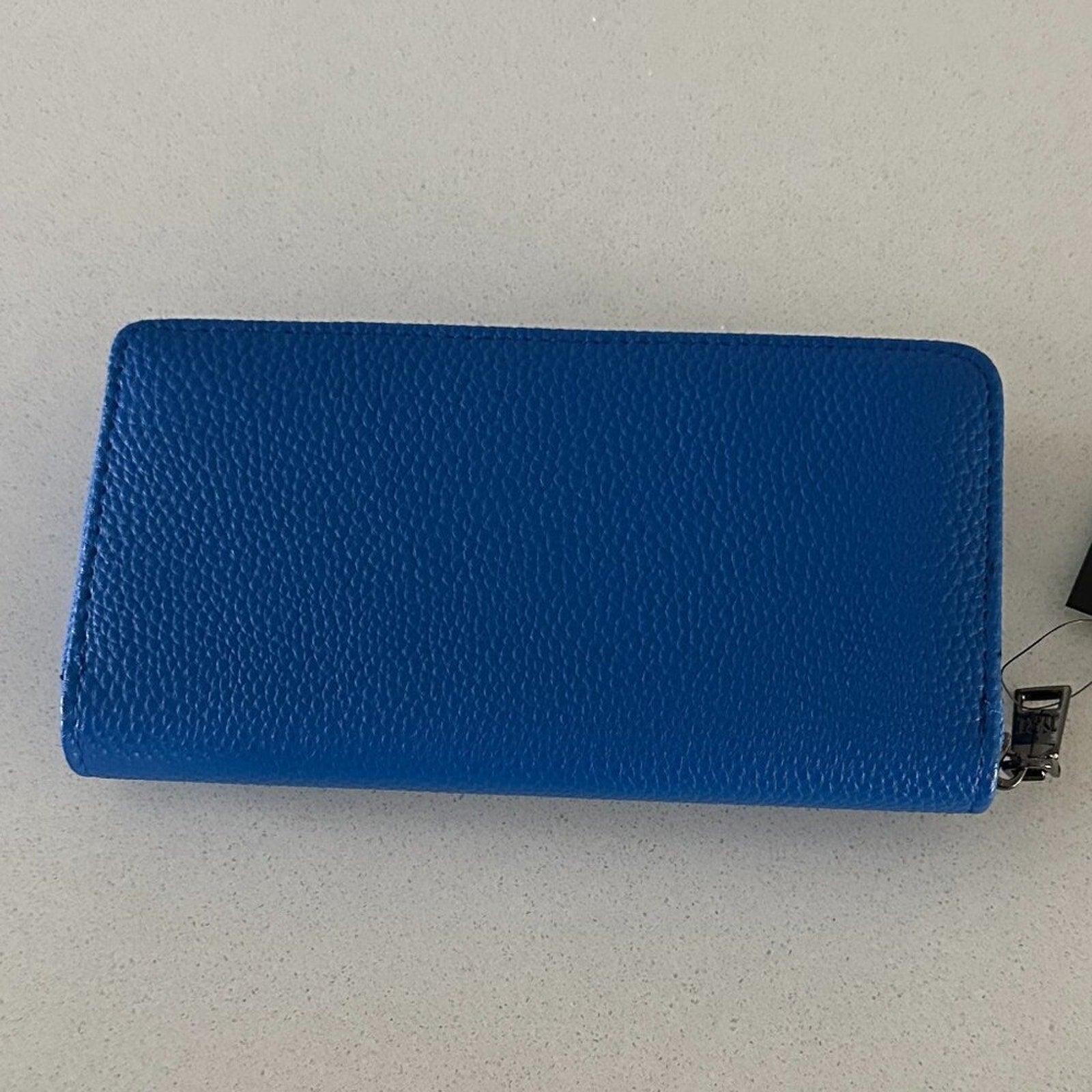 BADGLEY MISCHKA Electric Blue Zip Around Wallet