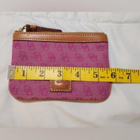 Purple Dooney Burke coin/card wallet