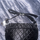 NFL Dallas Cowboys Black Quilted Star Embellished Shoulder Bag