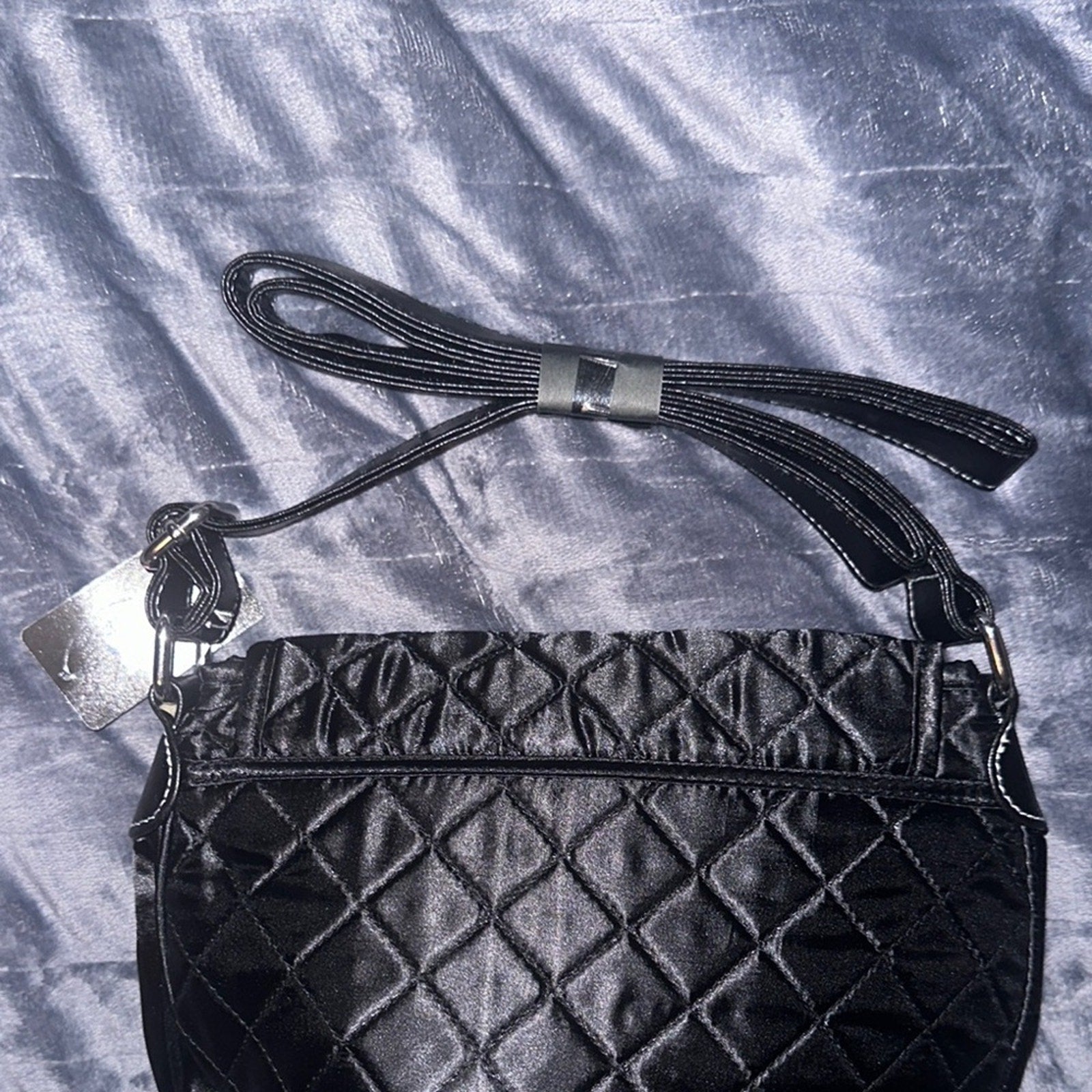 NFL Dallas Cowboys Black Quilted Star Embellished Shoulder Bag